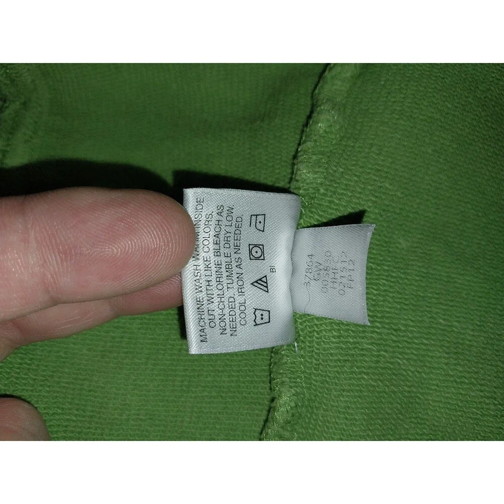 Hanna Andersson Girls 120 Green Terrycloth Jacket